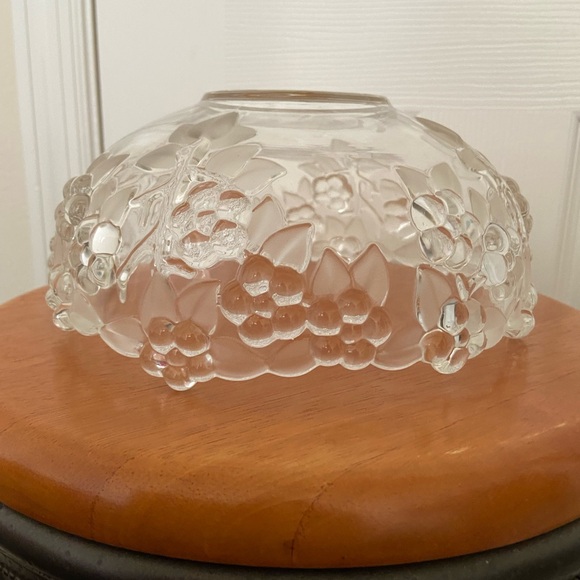 walther crystal mikasa west germany carmen '80's heavy serving bowl - Picture 9 of 16